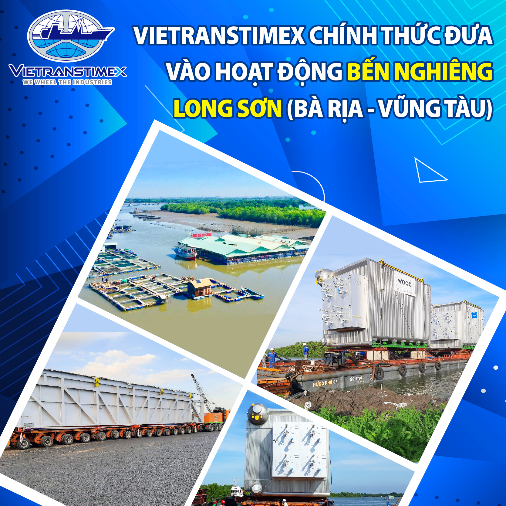 Vietranstimex Chính Thức Đưa Vào Hoạt Động Bến Nghiêng Long Sơn (Bà Rịa - Vũng Tàu)